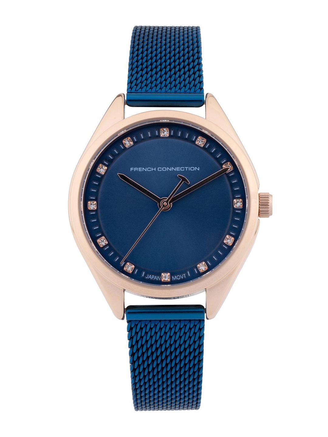 French Connection Women Embellished Dial & Bracelet Style Straps Analogue Watch FCK4UM, Black
French Connection Women Embellished Dial & Bracelet Style Straps Analogue Watch FCK4UM, Black