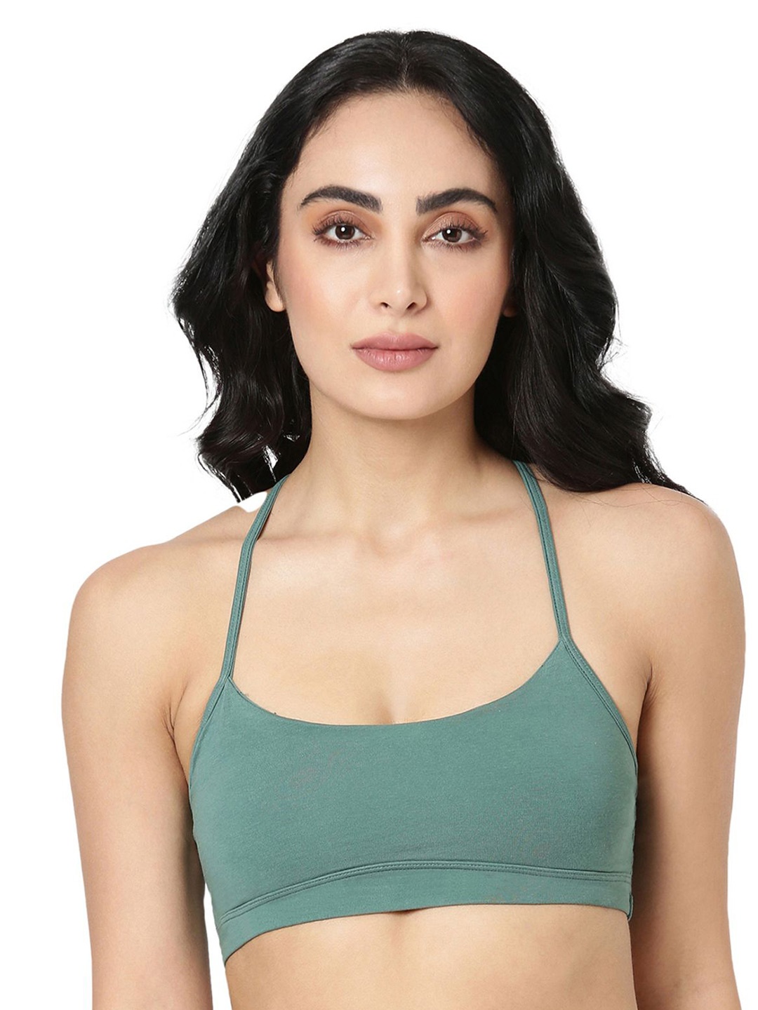 BLOSSOM Full Coverage Non Padded Non-Wired T-strap Beginners Bra- All Day Comfort, Green
BLOSSOM Full Coverage Non Padded Non-Wired T-strap Beginners Bra- All Day Comfort, Green