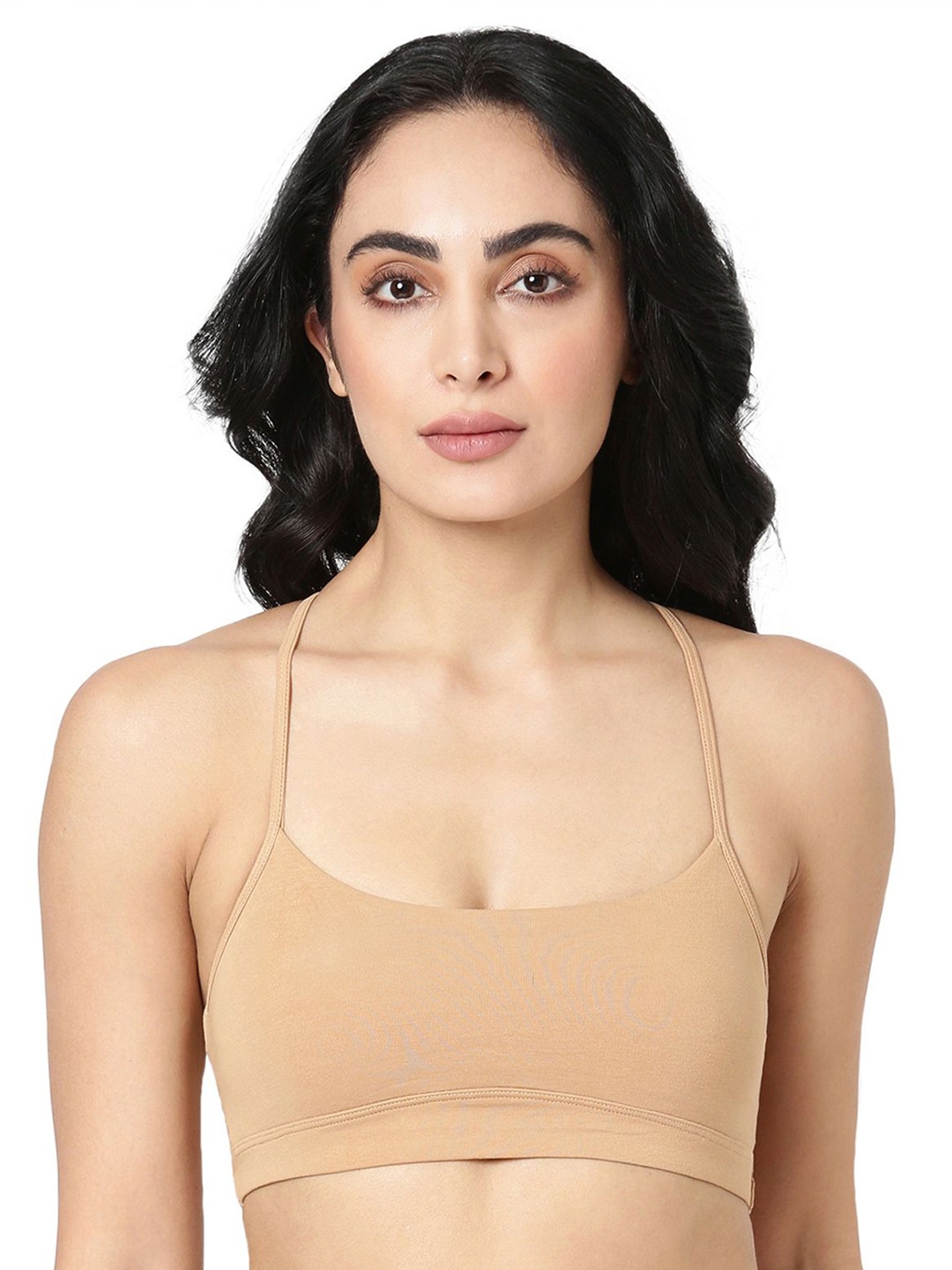 BLOSSOM Full Coverage Non Padded Non-Wired T-strap Beginners Bra- All Day Comfort, Beige
BLOSSOM Full Coverage Non Padded Non-Wired T-strap Beginners Bra- All Day Comfort, Beige