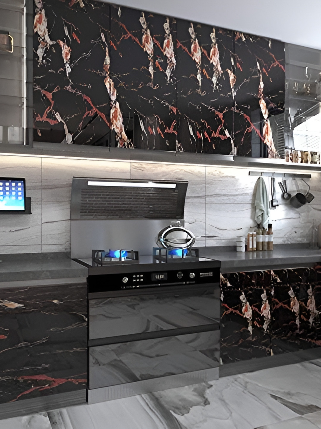 Asian royal Black & White Printed Self Adhesive Wall Sticker 
Asian royal Black & White Printed Self Adhesive Wall Sticker