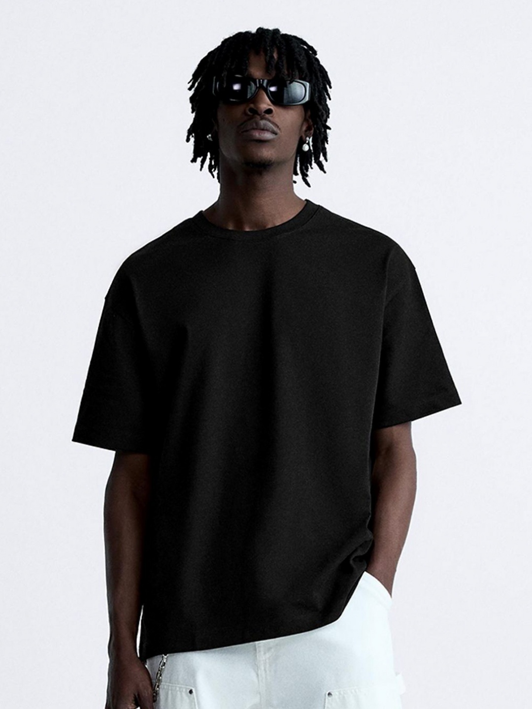 OFFMINT Make Things Happen Printed Drop-Shoulder Sleeves Cotton Oversized T-shirt, Black
OFFMINT Make Things Happen Printed Drop-Shoulder Sleeves Cotton Oversized T-shirt, Black