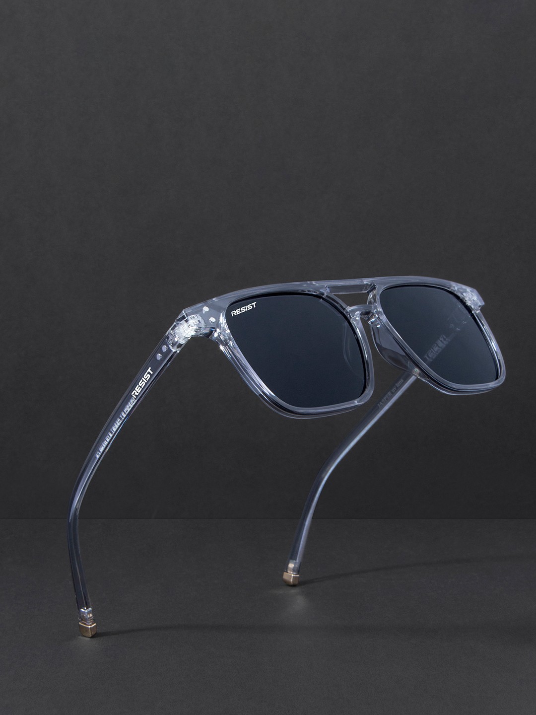 RESIST EYEWEAR Unisex Square Sunglasses with UV Protected Lens JASPER GREY BLK4, Black
RESIST EYEWEAR Unisex Square Sunglasses with UV Protected Lens JASPER GREY BLK4, Black