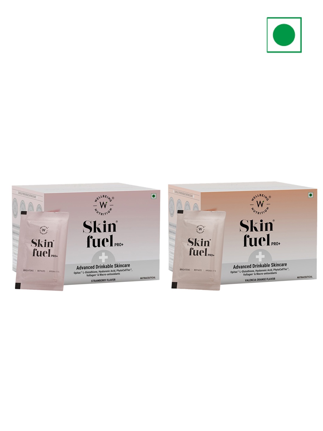 Wellbeing Nutrition Set Of 2 Skin Fuel Pro+ Glutathione Vit C & E Powder - 28 Sachet Each, Pink
Wellbeing Nutrition Set Of 2 Skin Fuel Pro+ Glutathione Vit C & E Powder - 28 Sachet Each, Pink