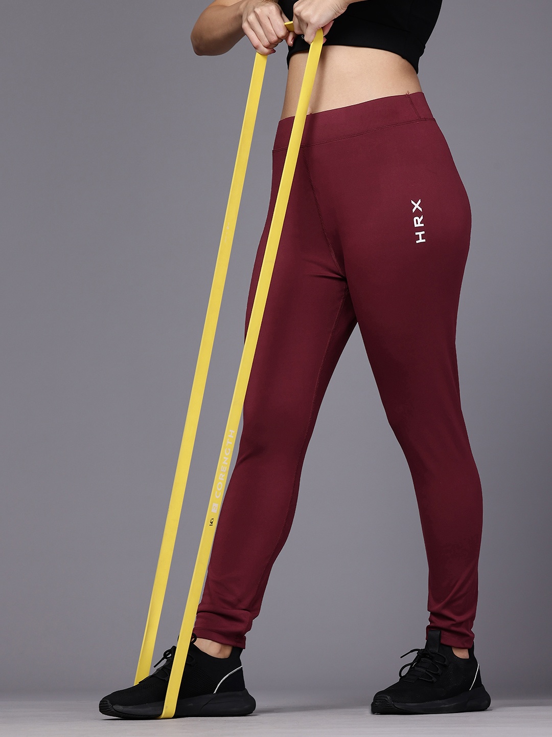 HRX by Hrithik Roshan Women PERFORMANCEBONDED Rapid-Dry Training Tights_KT7913_03, Maroon
HRX by Hrithik Roshan Women PERFORMANCEBONDED Rapid-Dry Training Tights_KT7913_03, Maroon