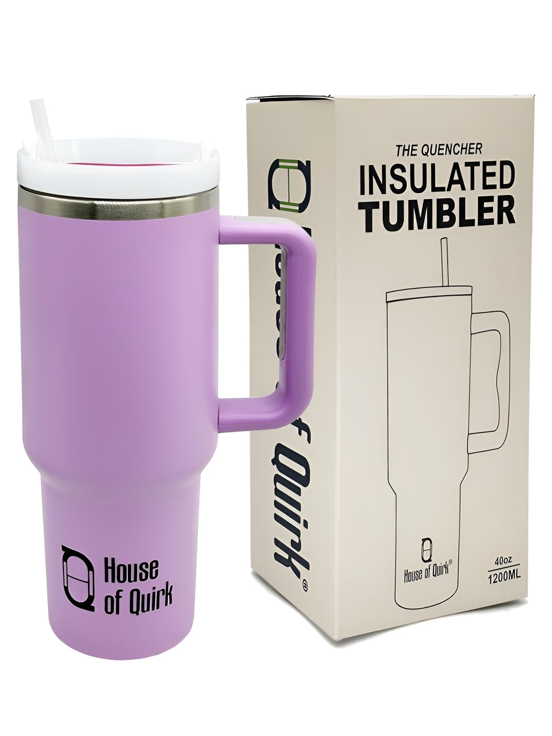HOUSE OF QUIRK Lavender Stainless Steel Printed Double Wall Vacuum Water Bottle 1.2 Ltr
HOUSE OF QUIRK Lavender Stainless Steel Printed Double Wall Vacuum Water Bottle 1.2 Ltr