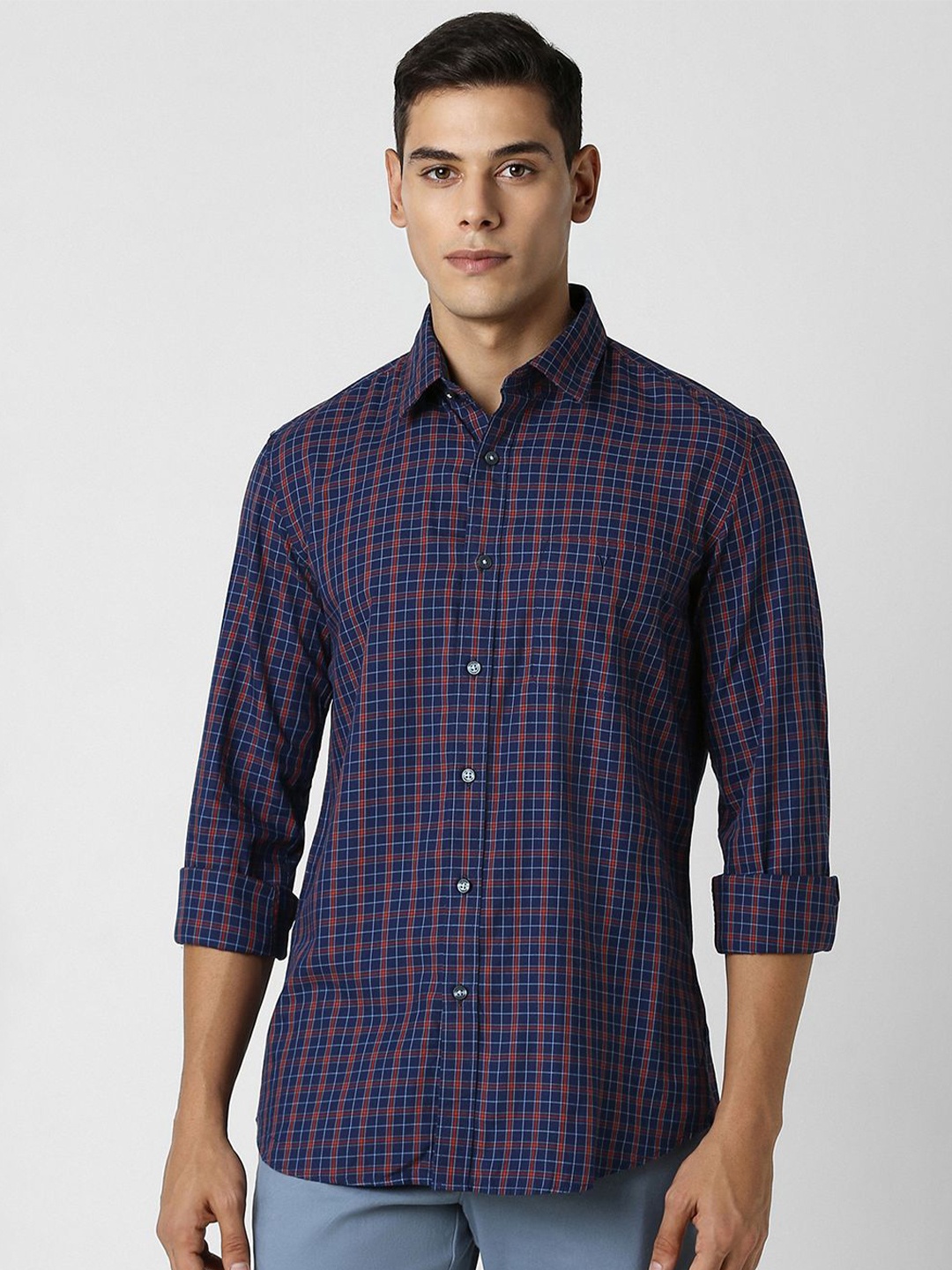Van Heusen Sport Men Tartan Checkes Slim Fit Opaque Pure Cotton Casual Shirt, Navy blue
Van Heusen Sport Men Tartan Checkes Slim Fit Opaque Pure Cotton Casual Shirt, Navy blue