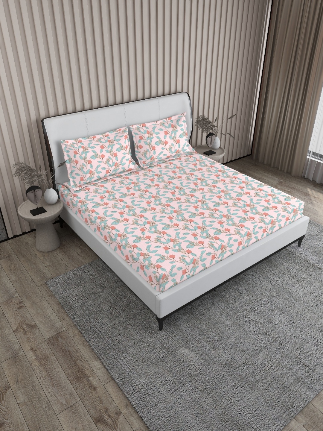 Boutique Living India Pink Printed 200 TC Pure Cotton King Bedsheet & 2 Pillow Covers
Boutique Living India Pink Printed 200 TC Pure Cotton King Bedsheet & 2 Pillow Covers