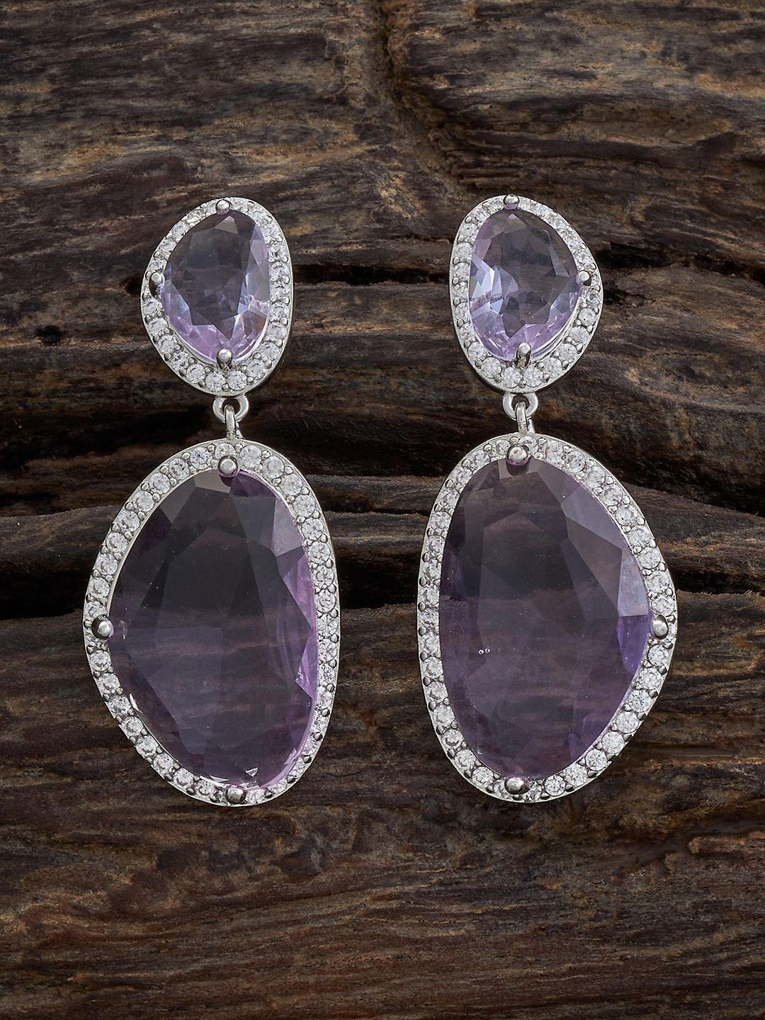 Kushal's Fashion Jewellery Rhodium Plated Cubic Zirconia Contemporary Drop Earrings, Silver
Kushal's Fashion Jewellery Rhodium Plated Cubic Zirconia Contemporary Drop Earrings, Silver