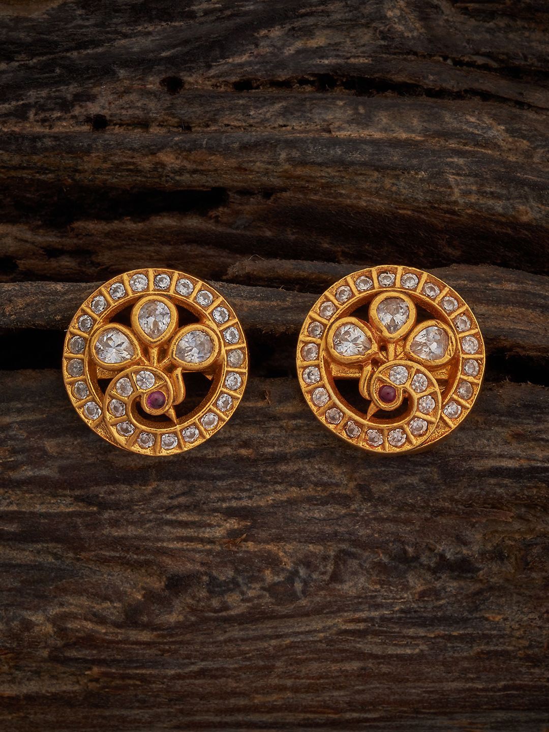 Kushal's Fashion Jewellery Gold-Plated Stone Studded 92.5 Pure Silver Studs Earrings
Kushal's Fashion Jewellery Gold-Plated Stone Studded 92.5 Pure Silver Studs Earrings