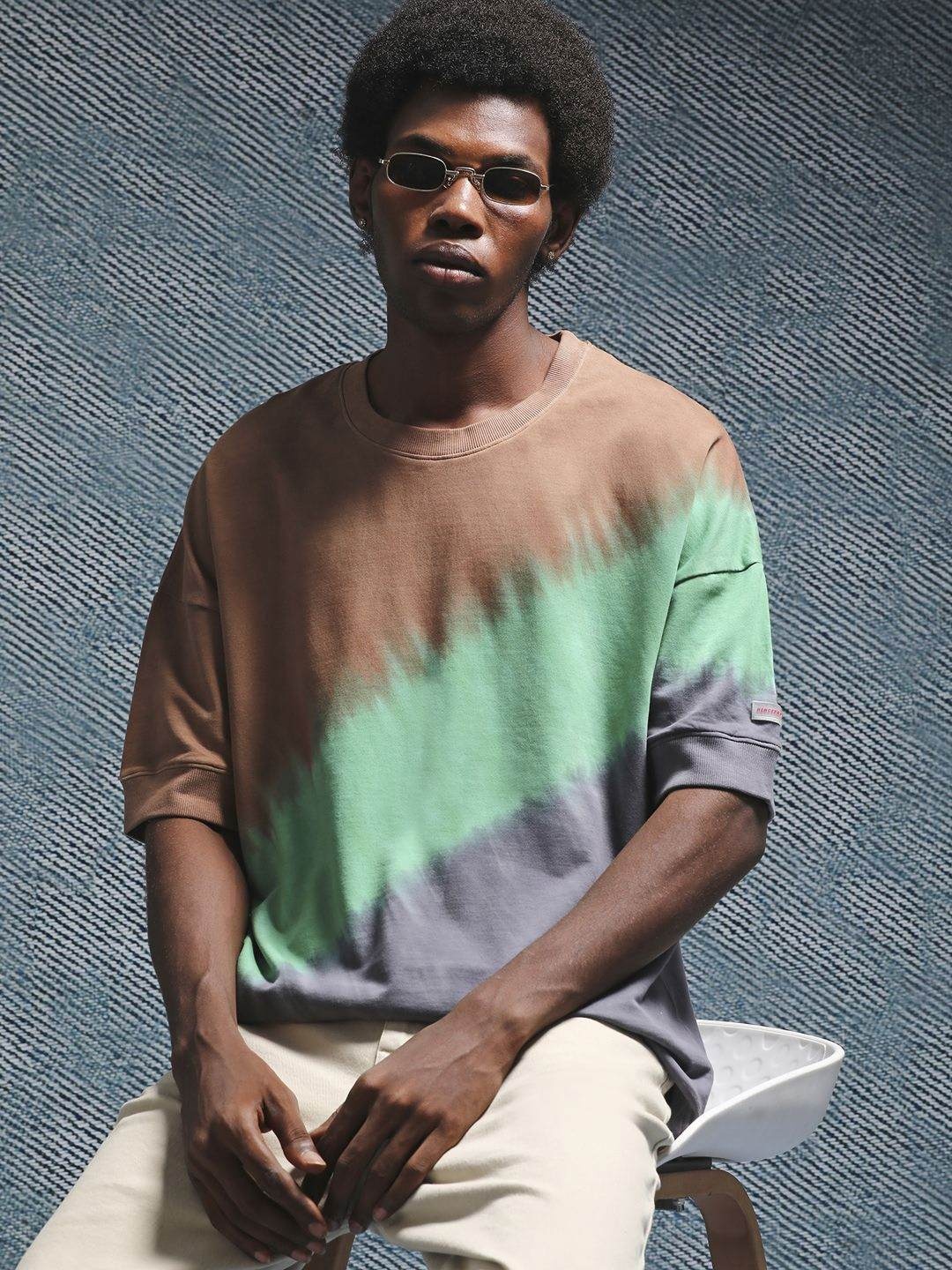 Henceforth Men Drop Shoulder Sleeves Tie and Dyed Cotton Oversized T-shirt, Brown
Henceforth Men Drop Shoulder Sleeves Tie and Dyed Cotton Oversized T-shirt, Brown