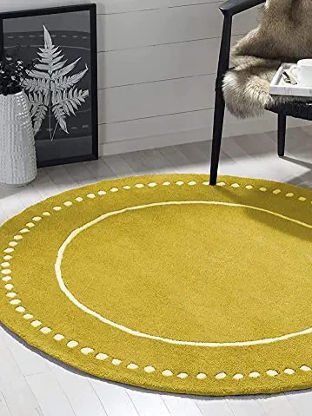 Safiya Carpet Mustard Yellow & Off White Geometric Printed Hand Tufted Woollen Carpet
Safiya Carpet Mustard Yellow & Off White Geometric Printed Hand Tufted Woollen Carpet