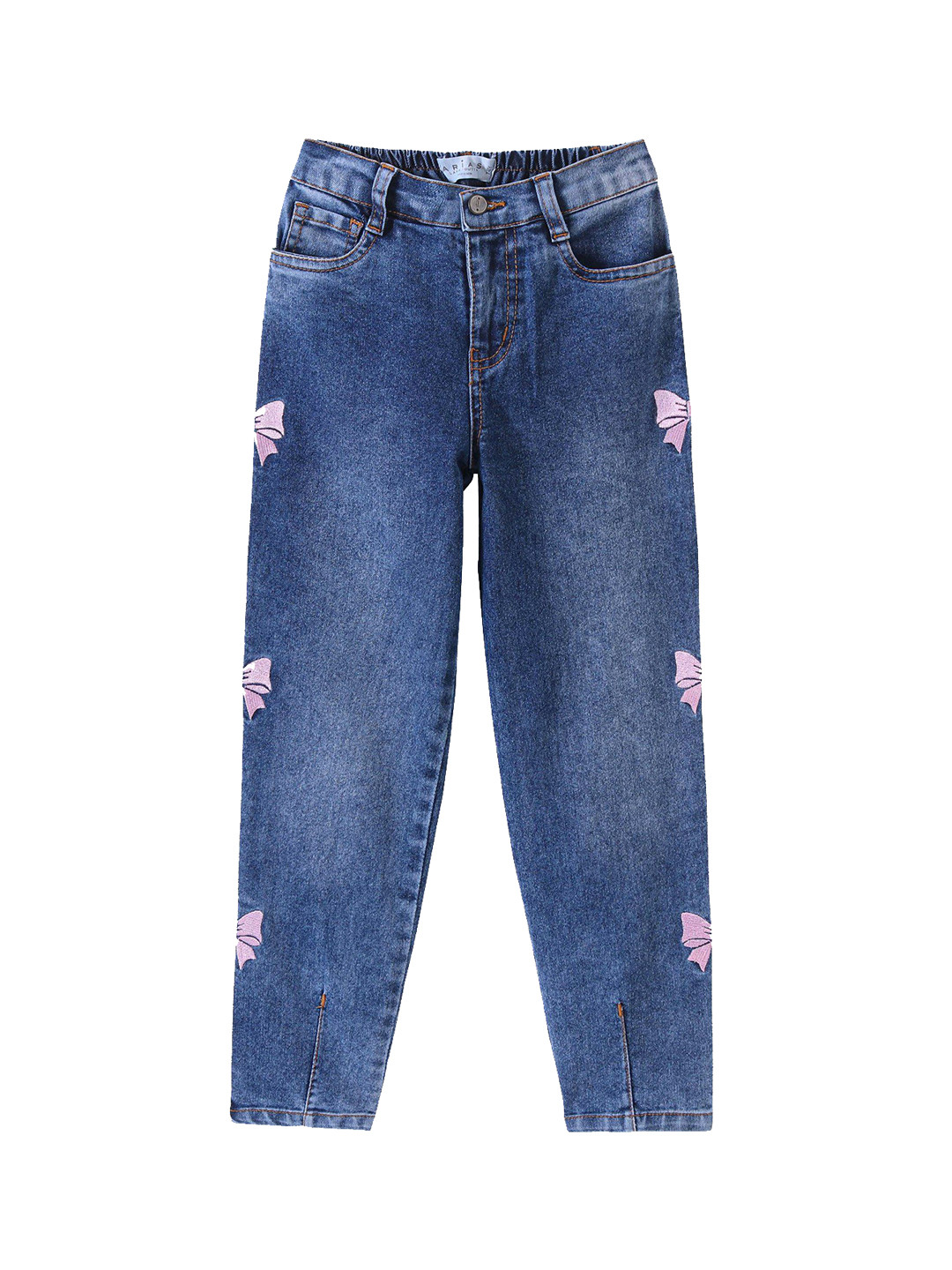 ARIAS By LARA DUTTA Girls Embroidered Light Fade Stretchable Jeans, Blue
ARIAS By LARA DUTTA Girls Embroidered Light Fade Stretchable Jeans, Blue