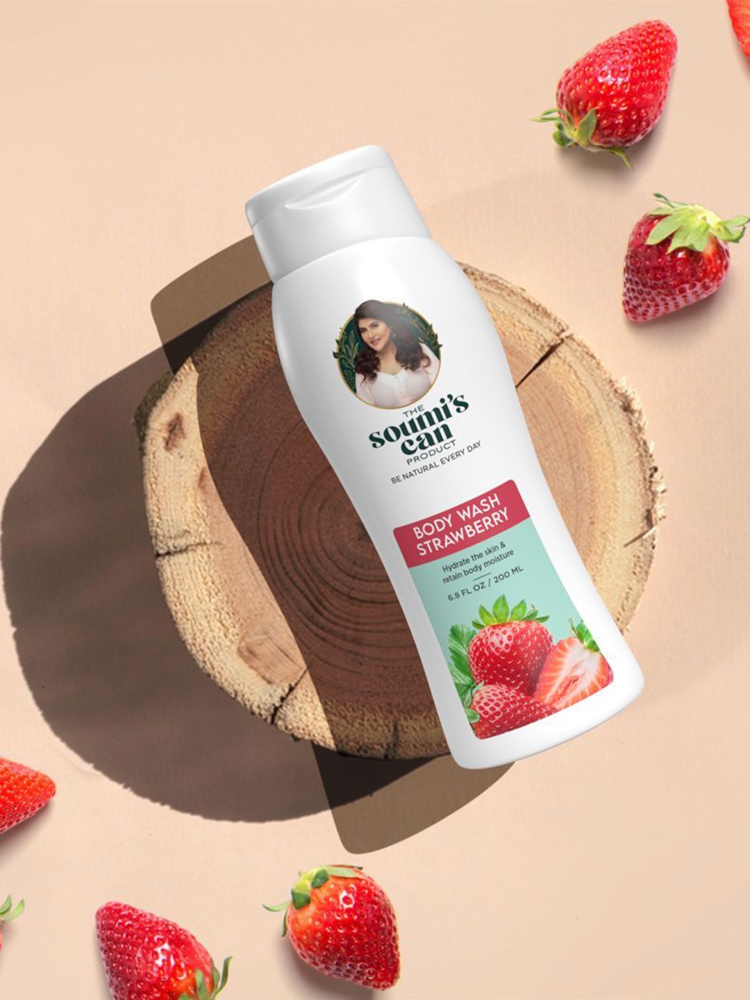 THE SOUMI'S CAN PRODUCT Strawberry Body Wash with Glycerin for Hydration - 200 ml, Red
THE SOUMI'S CAN PRODUCT Strawberry Body Wash with Glycerin for Hydration - 200 ml, Red