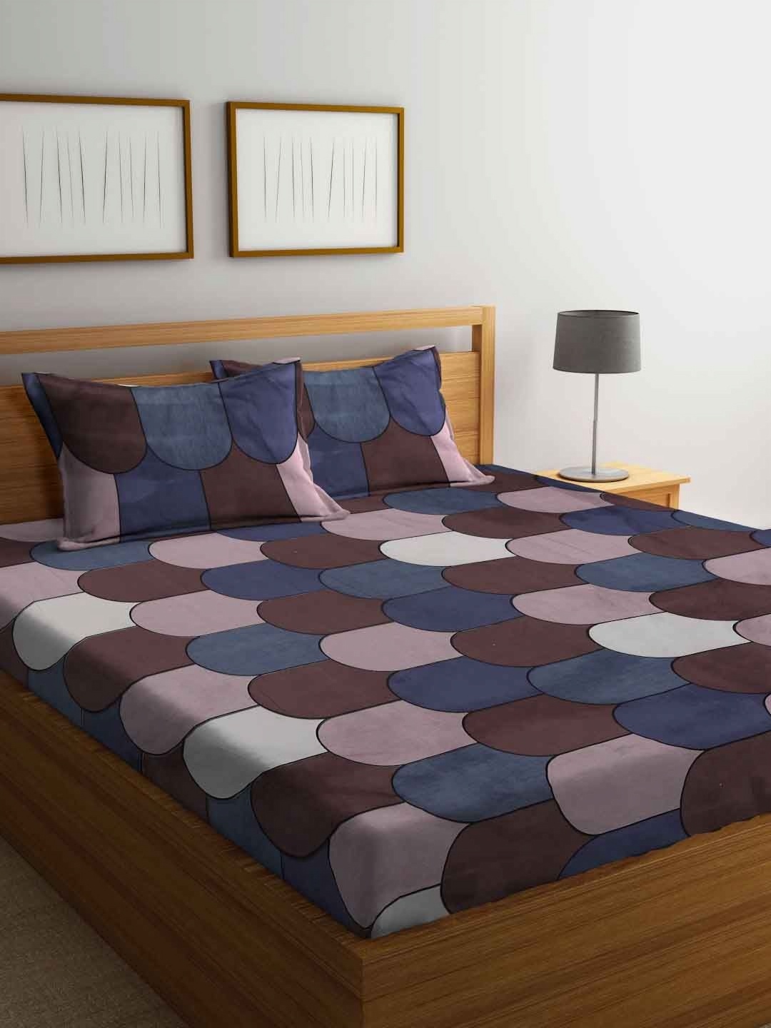 Arrabi Grey & Beige Geometric Printed 300 TC Super King Bedsheet With 2 Pillow Covers
Arrabi Grey & Beige Geometric Printed 300 TC Super King Bedsheet With 2 Pillow Covers