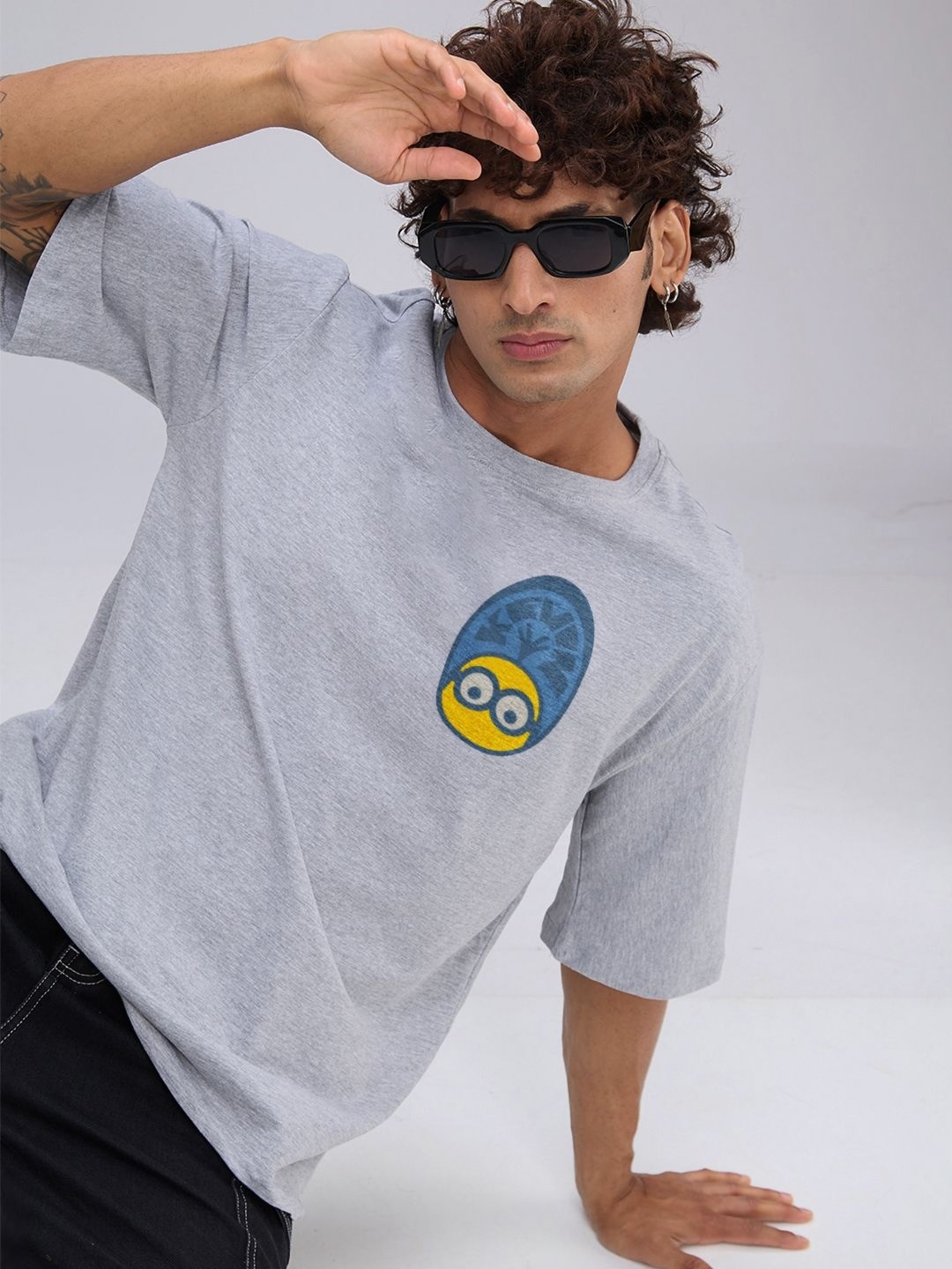 Minions by Kook N Keech Men Graphic Printed Round Neck Cotton Oversized T-Shirt, Lavender
Minions by Kook N Keech Men Graphic Printed Round Neck Cotton Oversized T-Shirt, Lavender