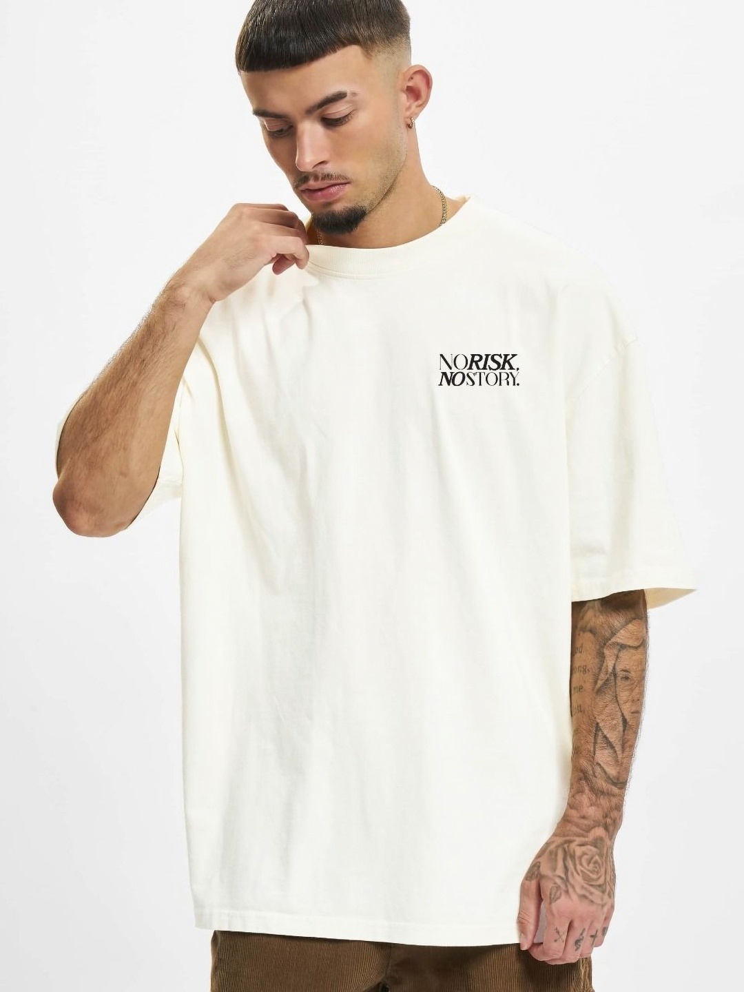 MISCHIEF MONKEY Men Typography Printed Round Neck Cotton Oversized T-Shirt, White
MISCHIEF MONKEY Men Typography Printed Round Neck Cotton Oversized T-Shirt, White