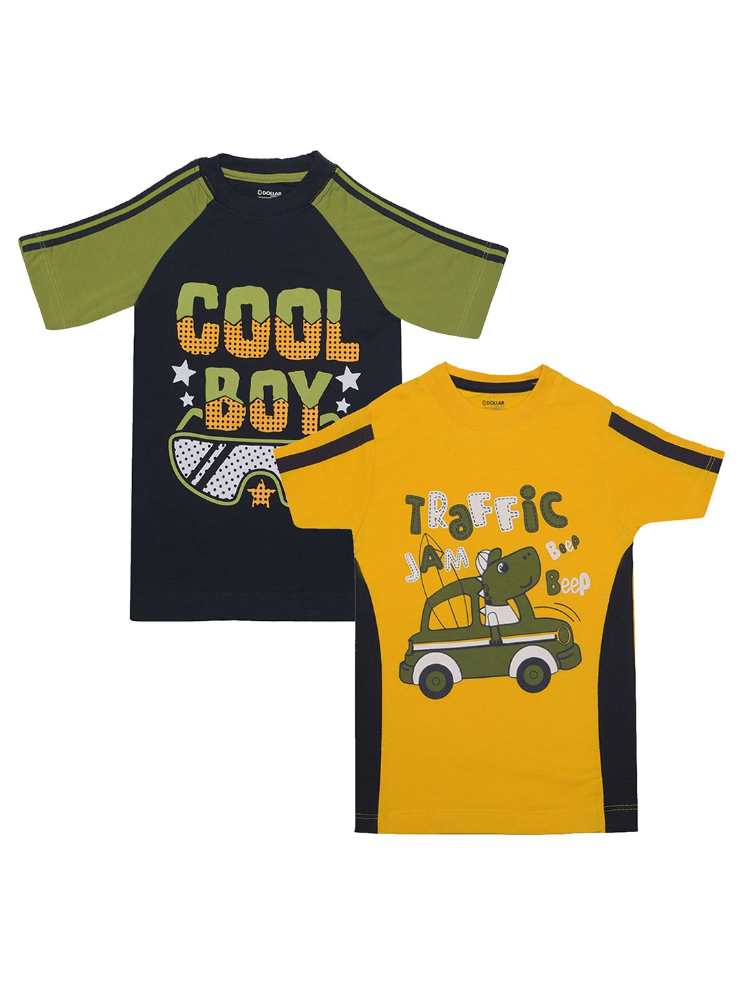 Dollar Champion Kidswear Boys Pack Of 2 Graphic Printed Round Neck Cotton T-Shirt, Multi
Dollar Champion Kidswear Boys Pack Of 2 Graphic Printed Round Neck Cotton T-Shirt, Multi