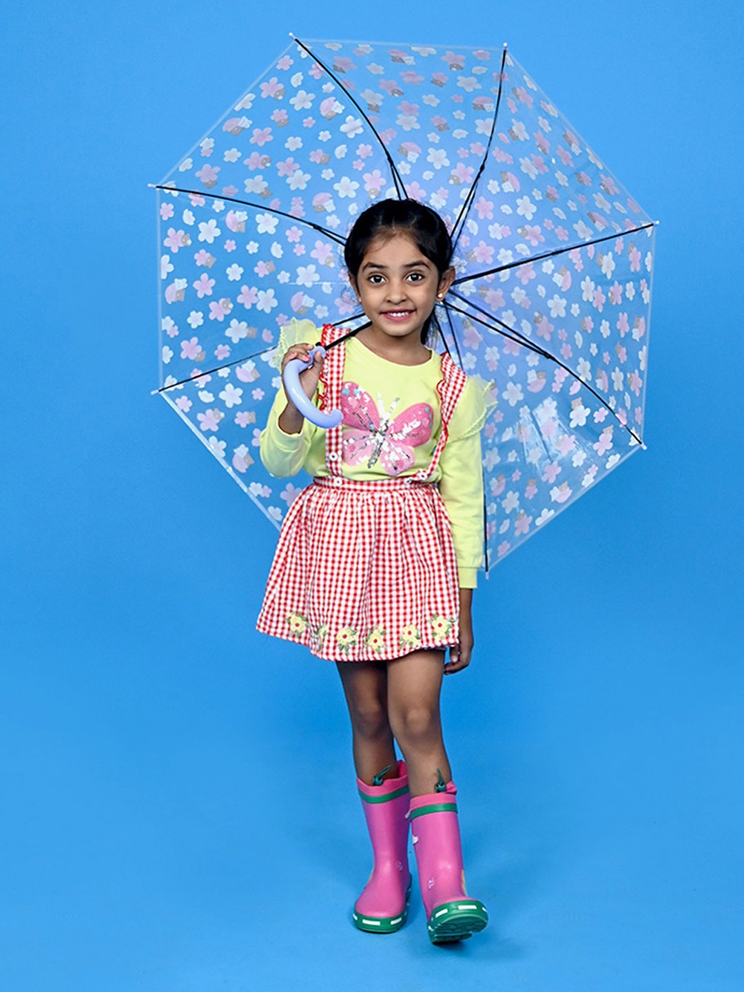 Little Surprise Box LLP Girls Manual 2 Fold Transparent Floral & Bunny Printed Umbrella, Purple
Little Surprise Box LLP Girls Manual 2 Fold Transparent Floral & Bunny Printed Umbrella, Purple