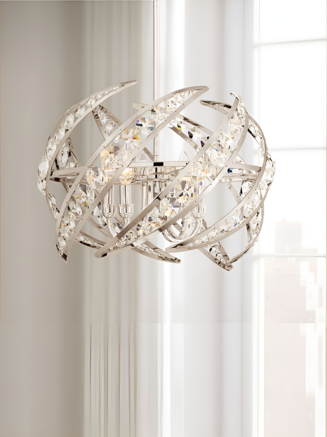 The Art House Transparent & Silver-Toned Textured Aluminium Contemporary Ceiling Lamp
The Art House Transparent & Silver-Toned Textured Aluminium Contemporary Ceiling Lamp