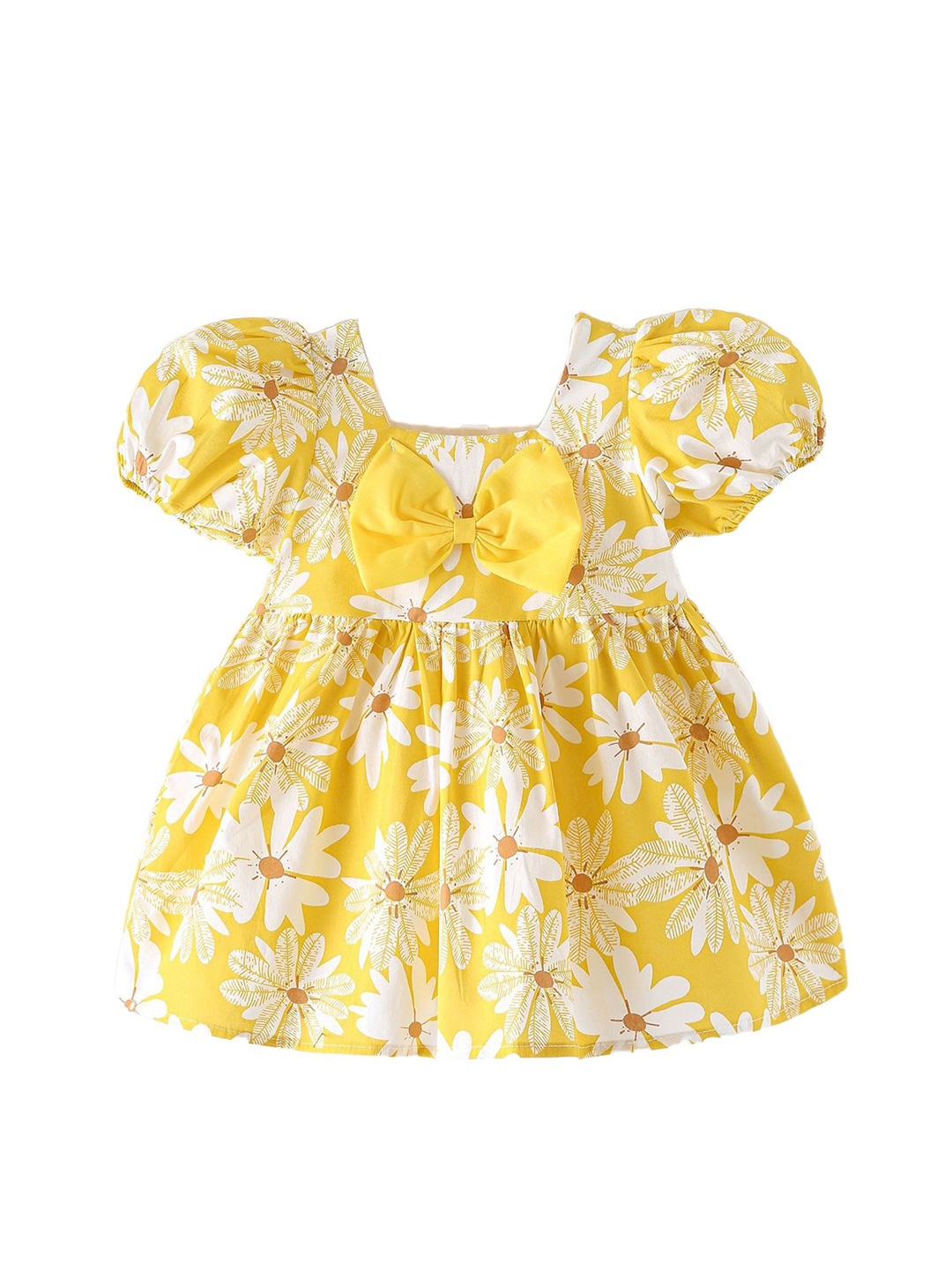 StyleCast x Revolte Girls Floral Printed Square Neck Puff Sleeve Fit & Flare Dress, Yellow
StyleCast x Revolte Girls Floral Printed Square Neck Puff Sleeve Fit & Flare Dress, Yellow