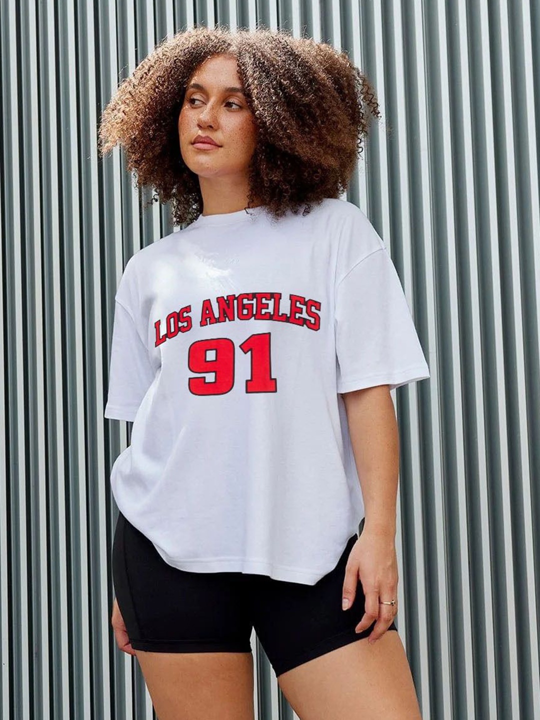 TRENDY RABBIT Women People and Places Printed Round Neck Cotton Oversized T-shirt, White
TRENDY RABBIT Women People and Places Printed Round Neck Cotton Oversized T-shirt, White