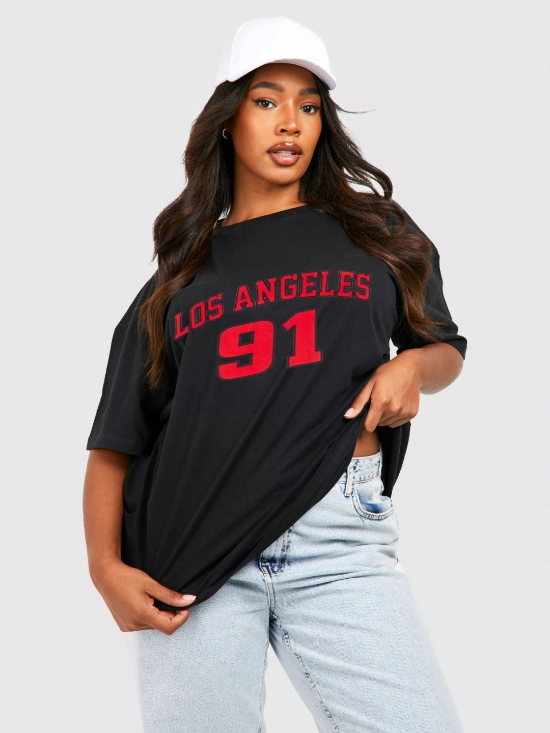 TRENDY RABBIT Women People and Places Printed Round Neck Cotton Oversized T-shirt, Black
TRENDY RABBIT Women People and Places Printed Round Neck Cotton Oversized T-shirt, Black