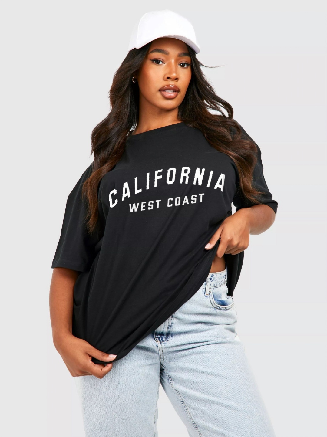 TRENDY RABBIT Women People and Places Printed Round Neck Cotton Oversized T-shirt, Black
TRENDY RABBIT Women People and Places Printed Round Neck Cotton Oversized T-shirt, Black
