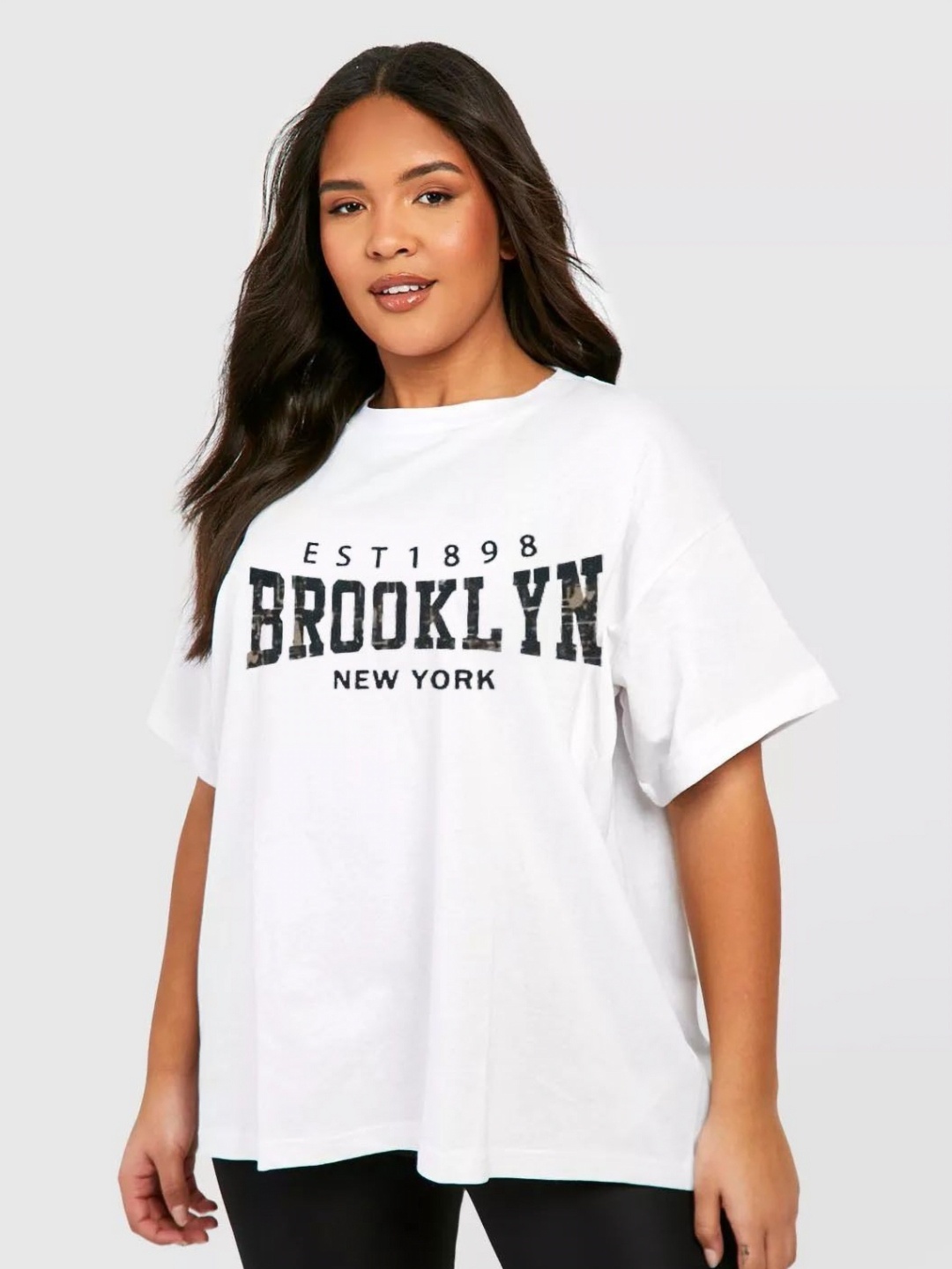TRENDY RABBIT Women People and Places Printed Round Neck Cotton Oversized T-shirt, Black
TRENDY RABBIT Women People and Places Printed Round Neck Cotton Oversized T-shirt, Black