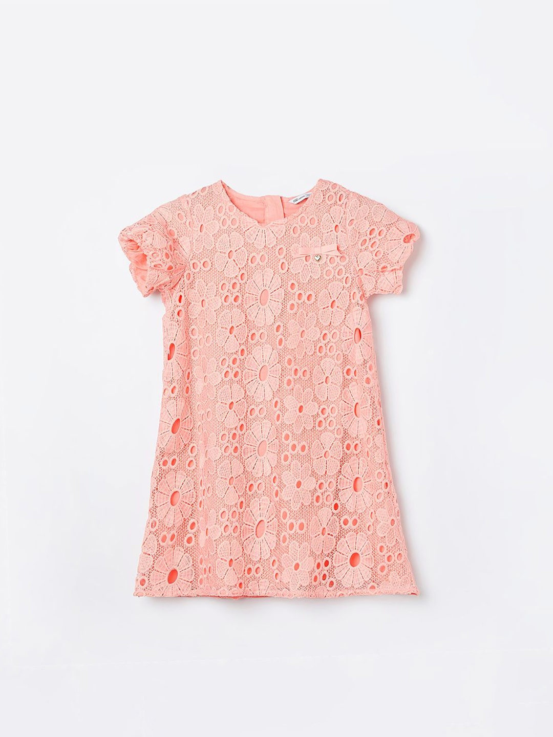 Fame Forever by Lifestyle Girls Self Design Round Neck Knee Length A-Line Dress, Peach
Fame Forever by Lifestyle Girls Self Design Round Neck Knee Length A-Line Dress, Peach