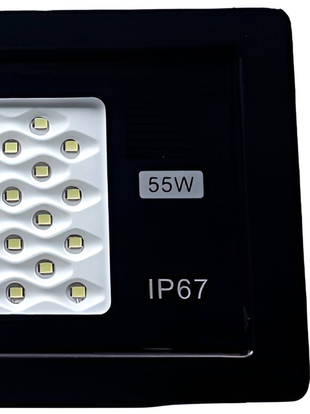 SPARK WORLD Black & White Square Outdoor Lamp