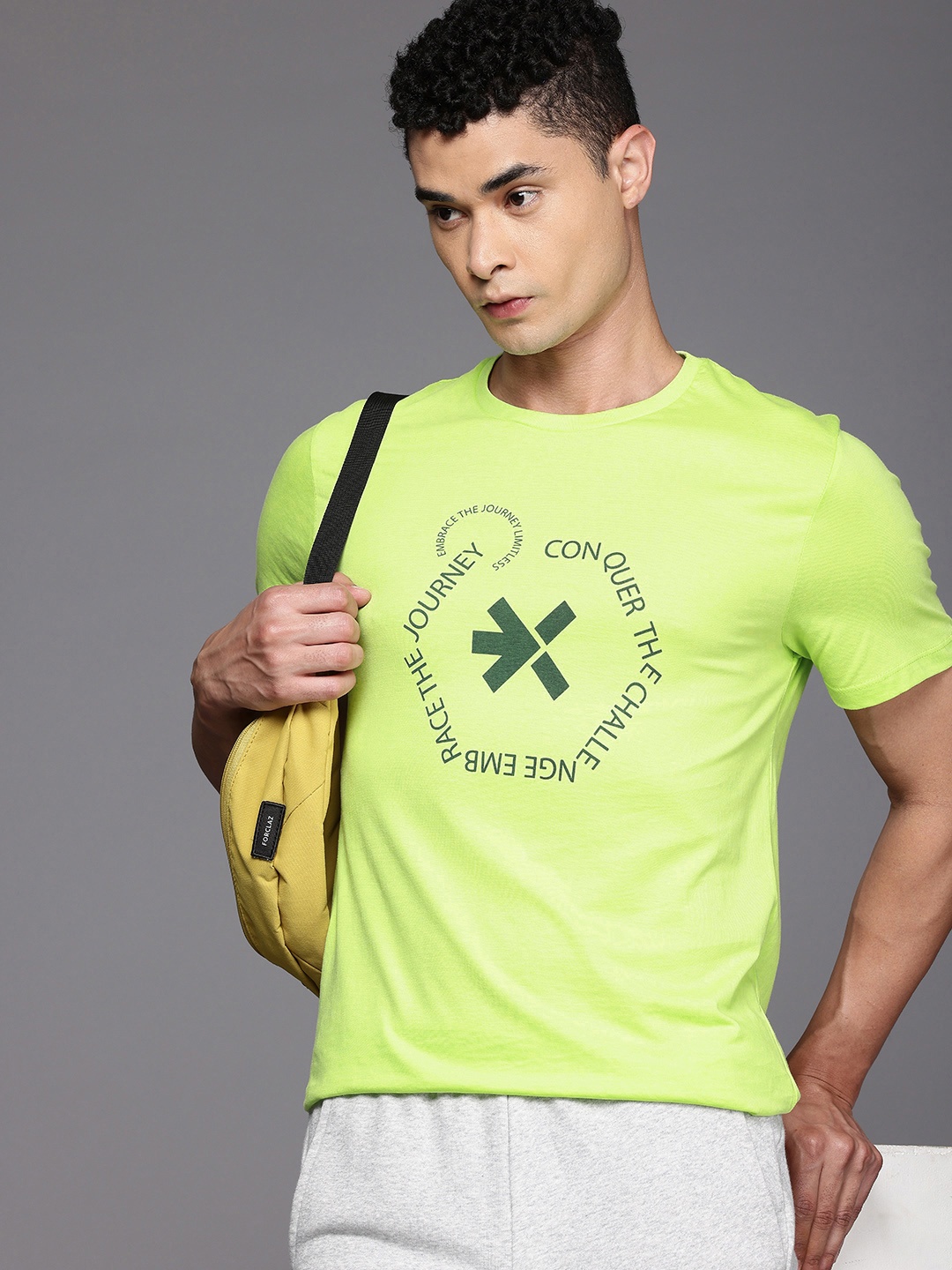 HRX by Hrithik Roshan Pure Cotton Typography Printed Casual T-shirt, Fluorescent green
HRX by Hrithik Roshan Pure Cotton Typography Printed Casual T-shirt, Fluorescent green