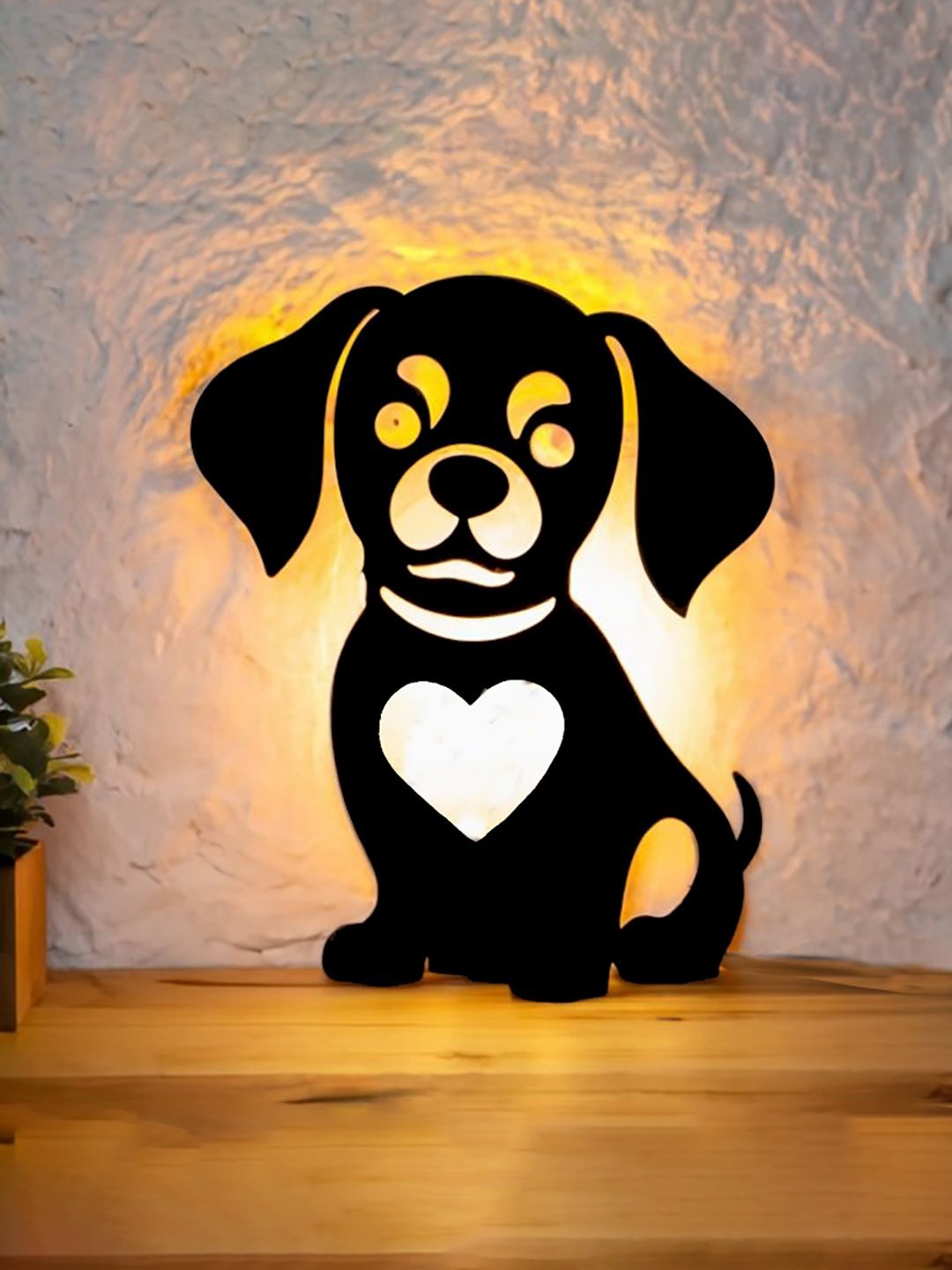 VAH Kya Bat Hai !! Black Textured Abstract Shaped Wooden Battery Operated Night Light
VAH Kya Bat Hai !! Black Textured Abstract Shaped Wooden Battery Operated Night Light