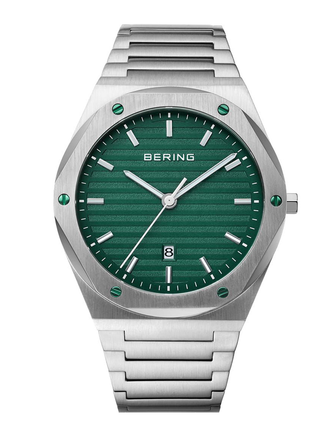BERING Men Dial & Stainless Steel Bracelet Style Straps Analogue Watch 19742-708, Green
BERING Men Dial & Stainless Steel Bracelet Style Straps Analogue Watch 19742-708, Green
