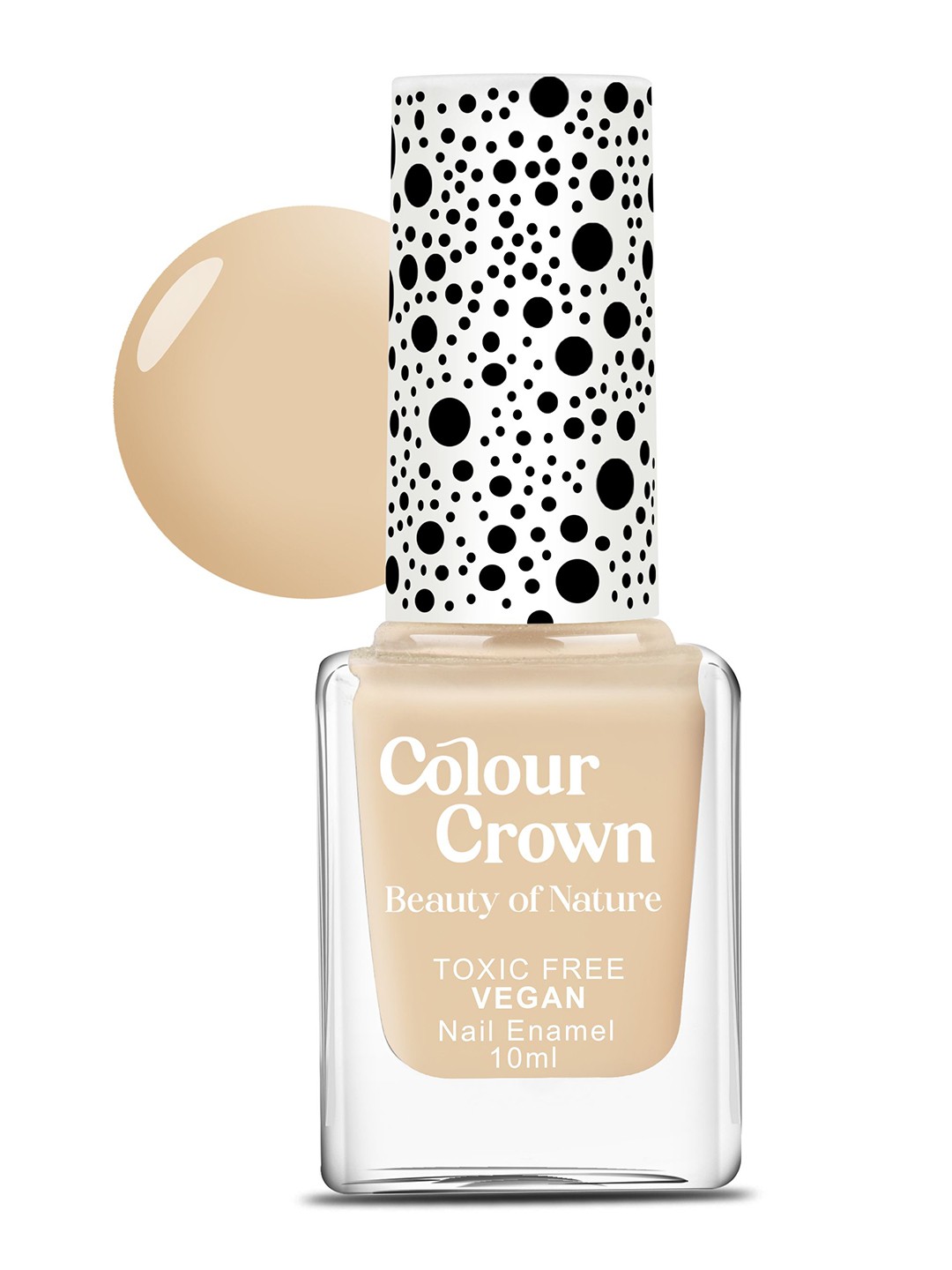 CROWN Colour Crown Toxic Free Vegan Longwear & Quick Drying Nail Enamel 10ml - Shade C087, Nude
CROWN Colour Crown Toxic Free Vegan Longwear & Quick Drying Nail Enamel 10ml - Shade C087, Nude