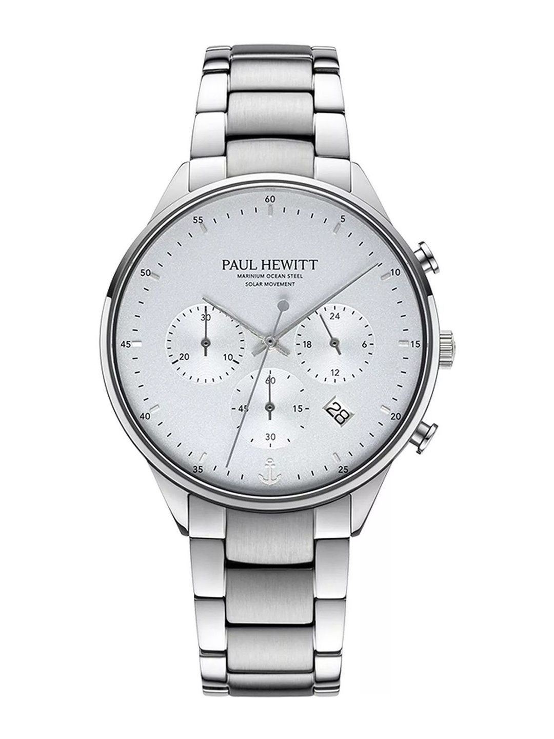PAUL HEWITT Men Dial & Stainless Steel Bracelet Style Straps Analogue Watch PH-W-0302, White
PAUL HEWITT Men Dial & Stainless Steel Bracelet Style Straps Analogue Watch PH-W-0302, White