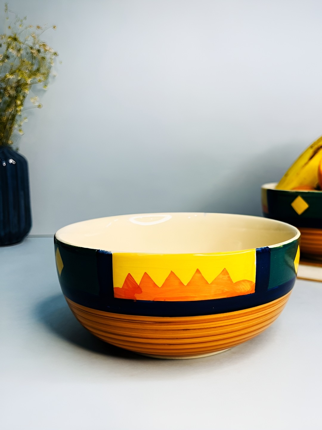 The Artisan Emporium Orange & Green 2 Pieces Printed Glossy Ceramic Serving Bowls 800ml
The Artisan Emporium Orange & Green 2 Pieces Printed Glossy Ceramic Serving Bowls 800ml