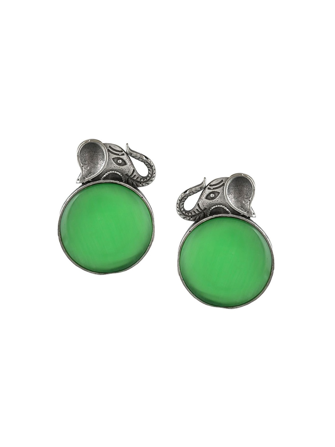 Silvermerc Designs Silver-Plated Elephant Shaped Cubic Zirconia Studded Drop Earrings
Silvermerc Designs Silver-Plated Elephant Shaped Cubic Zirconia Studded Drop Earrings