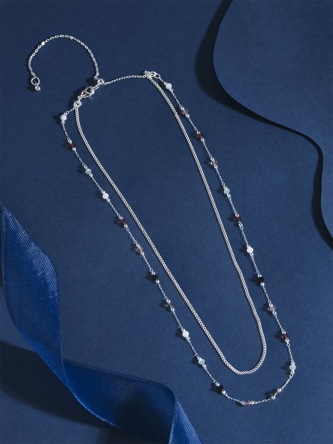 Accessorize Sterling Silver Beaded Necklace
Accessorize Sterling Silver Beaded Necklace