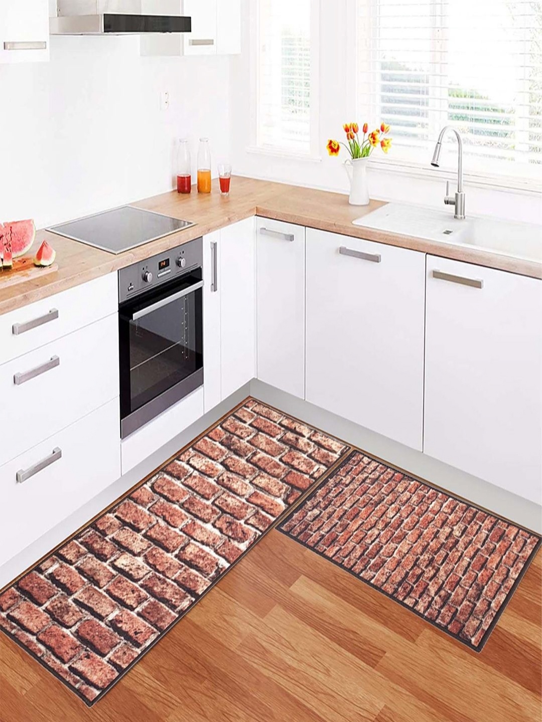 Matz and More 2Pcs Brown & Beige-Color Geometric Printed Anti-Slip Runner & Floor Mat
Matz and More 2Pcs Brown & Beige-Color Geometric Printed Anti-Slip Runner & Floor Mat