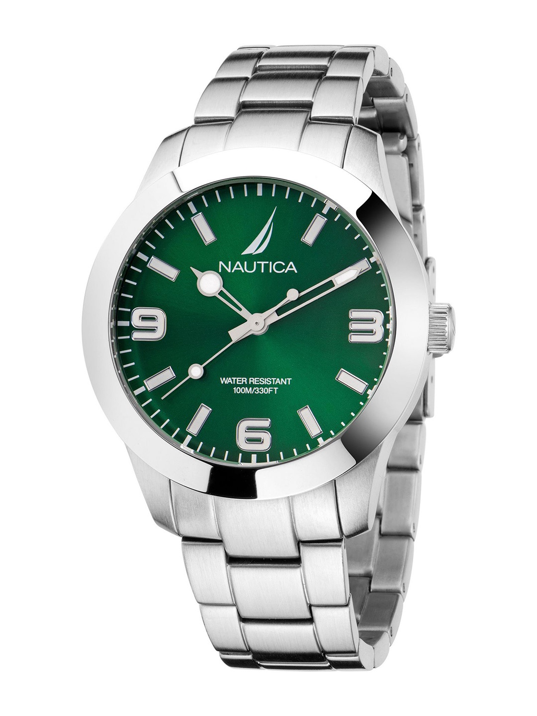 Nautica Men Everyday Pacific Beach Bracelet Style Straps Analogue Watch NAPPBF204, Green
Nautica Men Everyday Pacific Beach Bracelet Style Straps Analogue Watch NAPPBF204, Green