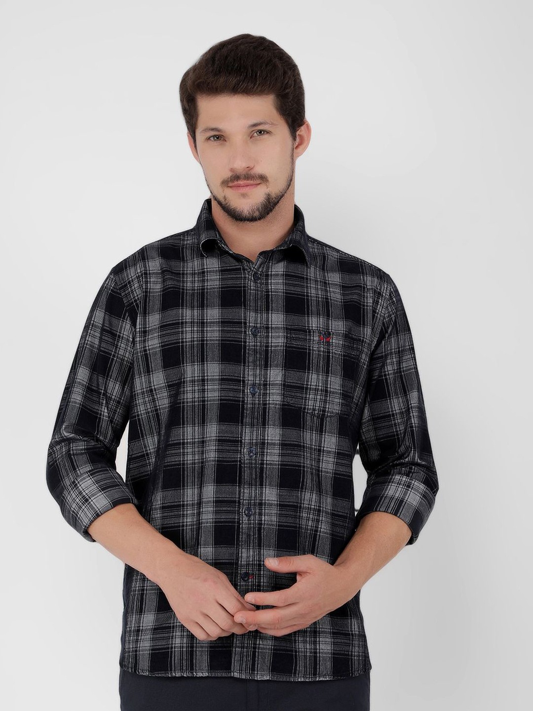 Crimsoune Club Men Classic Slim Fit Tartan Checks Opaque Checked Casual Shirt, Navy blue
Crimsoune Club Men Classic Slim Fit Tartan Checks Opaque Checked Casual Shirt, Navy blue