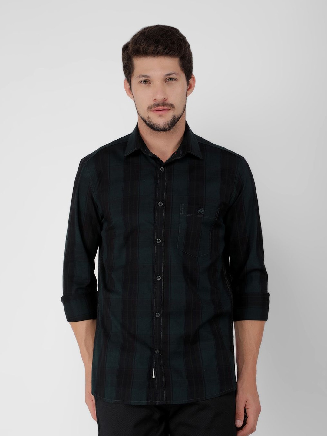 Crimsoune Club Men Classic Slim Fit Tartan Checks Opaque Checked Casual Shirt, Green
Crimsoune Club Men Classic Slim Fit Tartan Checks Opaque Checked Casual Shirt, Green