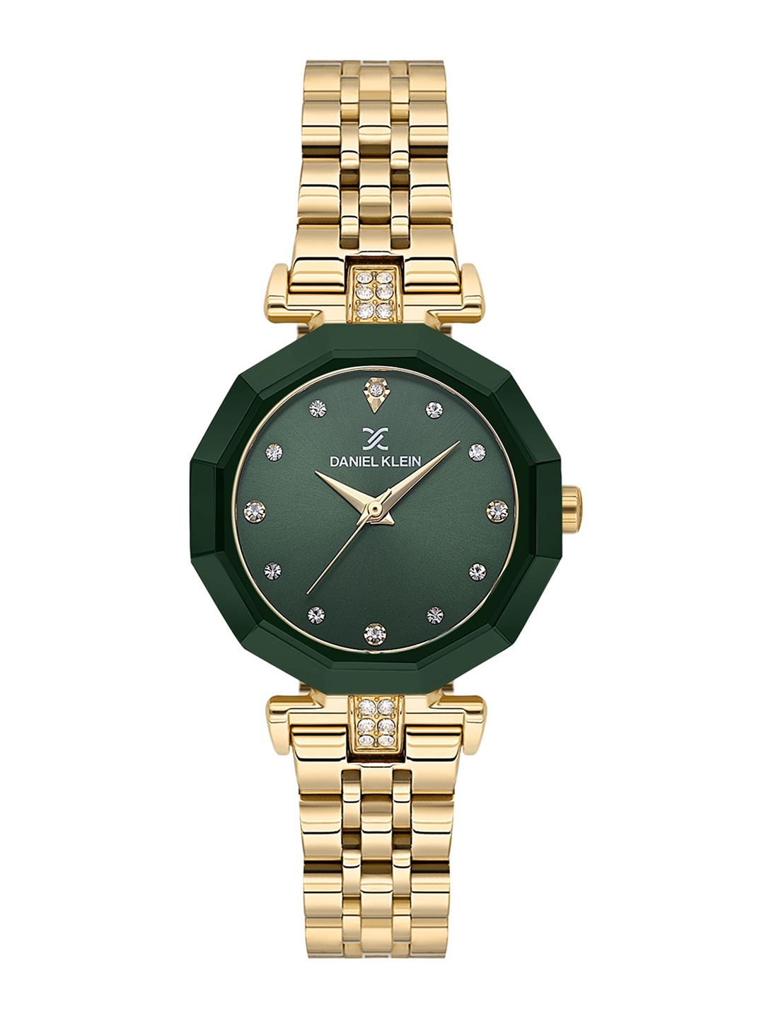 Daniel Klein Women Embellished Dial & Bracelet Style Straps Analogue Watch DK.1.13724-3, Gold
Daniel Klein Women Embellished Dial & Bracelet Style Straps Analogue Watch DK.1.13724-3, Gold