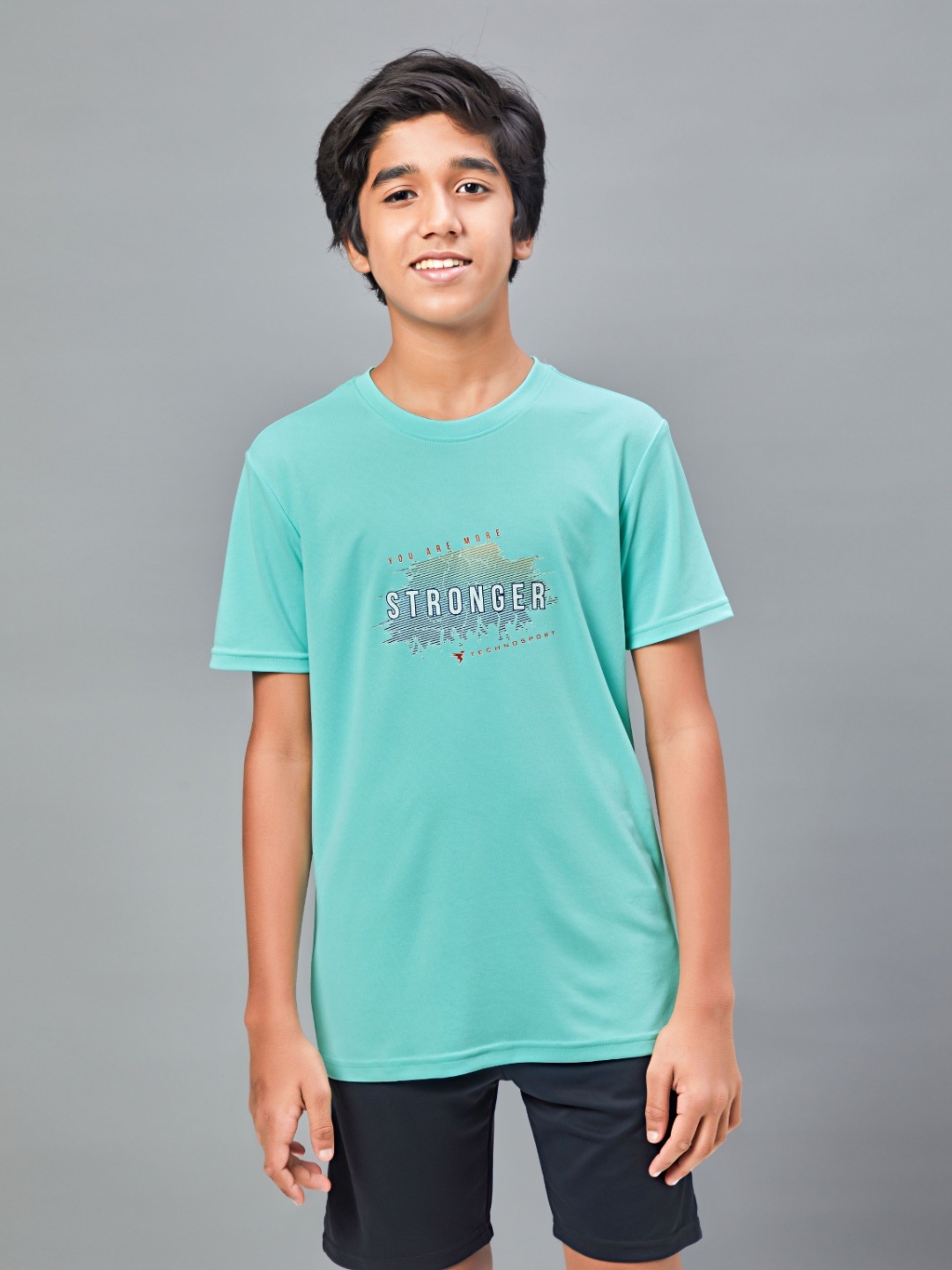 Technosport Boys Typography Printed UPF50 Sun Protection Slim Fit Sports Tshirt, Blue
Technosport Boys Typography Printed UPF50 Sun Protection Slim Fit Sports Tshirt, Blue