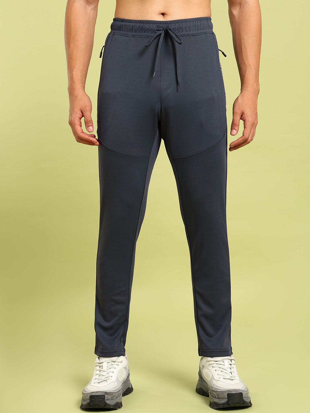 Technosport Men Slim-Fit Rapid-Dry Track Pants, Grey
Technosport Men Slim-Fit Rapid-Dry Track Pants, Grey