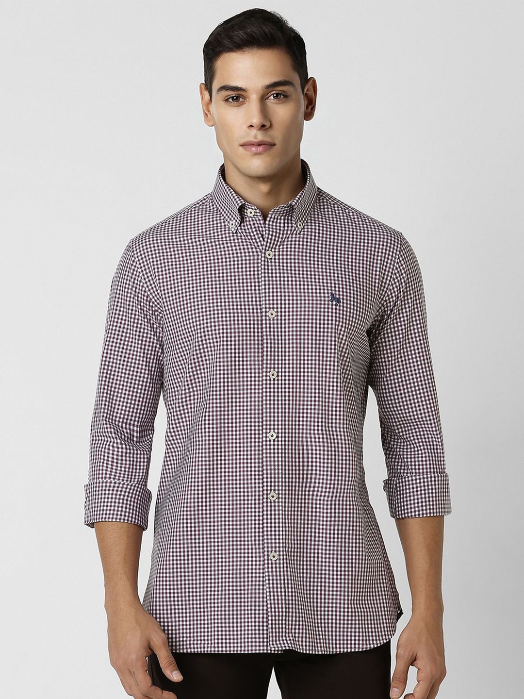 Van Heusen Sport Men Button-Down Collar Micro Checked Cotton Slim Fit Casual Shirt, Purple
Van Heusen Sport Men Button-Down Collar Micro Checked Cotton Slim Fit Casual Shirt, Purple