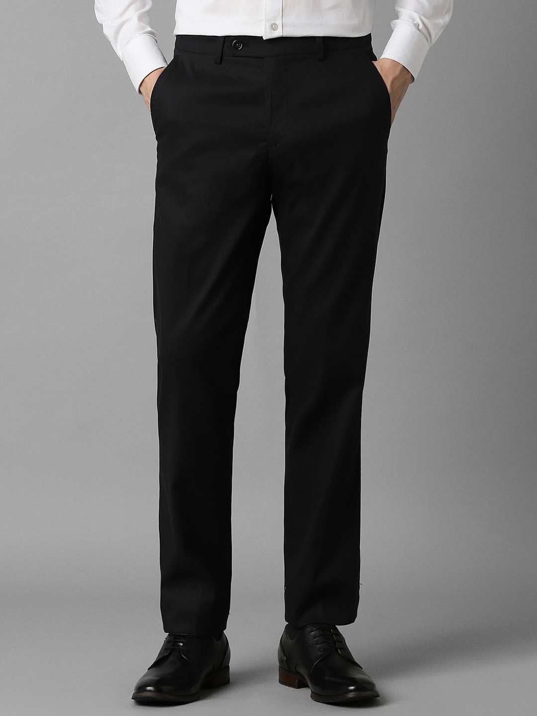 Luxure by Louis Philippe Men Solid Slim Fit Mid Rise Formal Trousers, Black
Luxure by Louis Philippe Men Solid Slim Fit Mid Rise Formal Trousers, Black