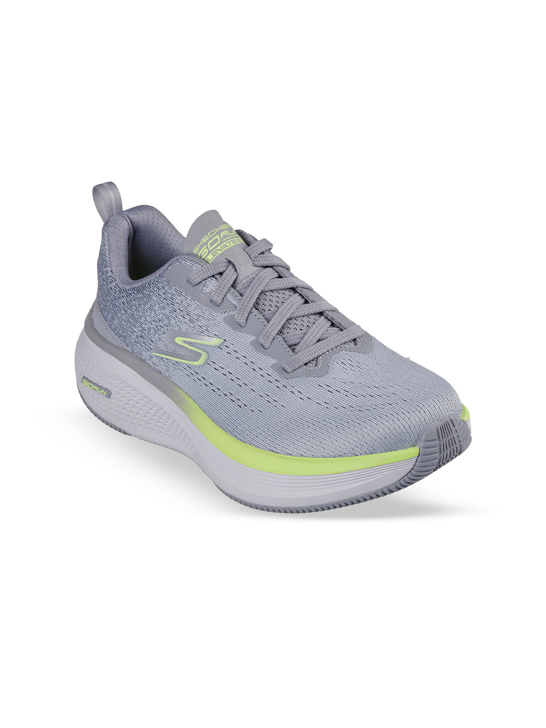 Skechers Women Lace Ups Round Toe Non Marking Running Shoes, Grey
Skechers Women Lace Ups Round Toe Non Marking Running Shoes, Grey