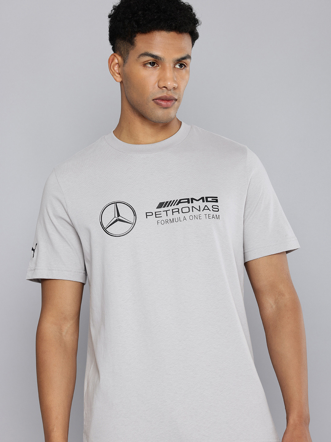 PUMA Motorsport Mercedes-AMG Petronas F1 Logo Printed Pure Cotton Sports T-shirt, Grey
PUMA Motorsport Mercedes-AMG Petronas F1 Logo Printed Pure Cotton Sports T-shirt, Grey