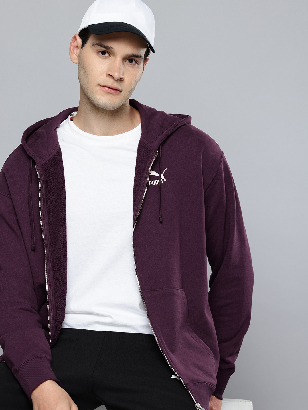 Puma Unisex BETTER CLASSICS Relaxed Fit Pure Cotton Hooded Sweatshirt, Purple
Puma Unisex BETTER CLASSICS Relaxed Fit Pure Cotton Hooded Sweatshirt, Purple